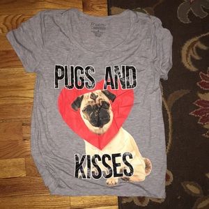 Cute pug tee shirt